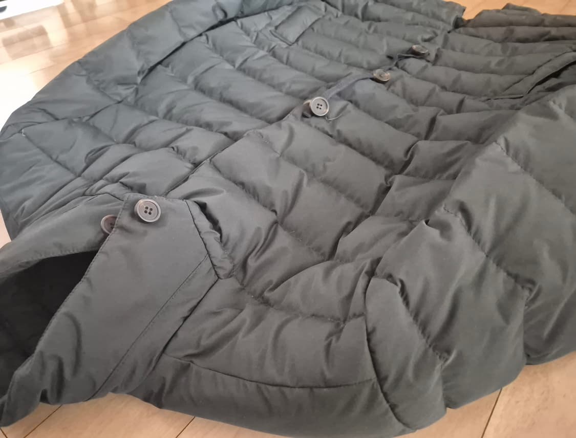 패딩 레이어드 코트 상품이미지9