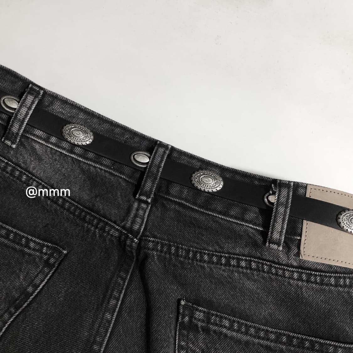 [Unisex] Western stud belt 상품이미지3