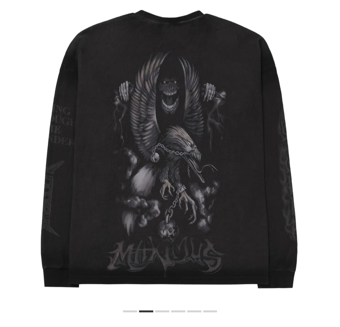 [XL] 트래비스 스캇 2025 투어 콘서트 (막시무시) 써멀 롱 슬리브 상품이미지2