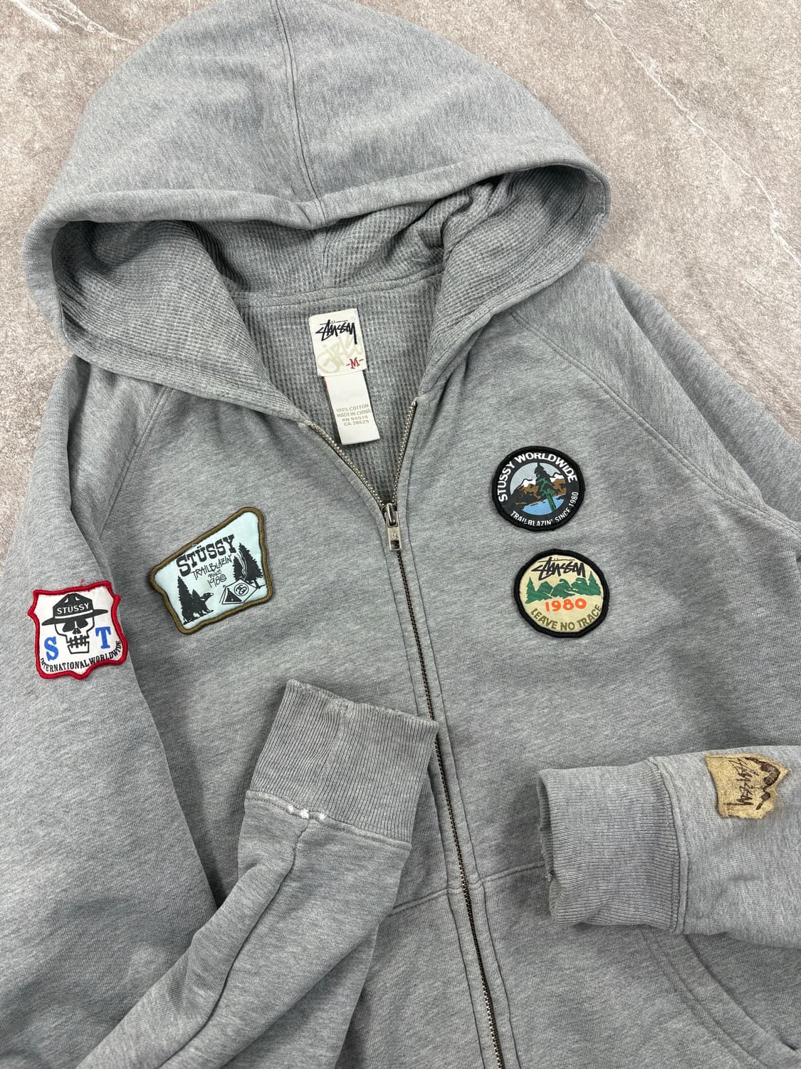 Stussy Patch Hooded Zip-up   상품이미지2