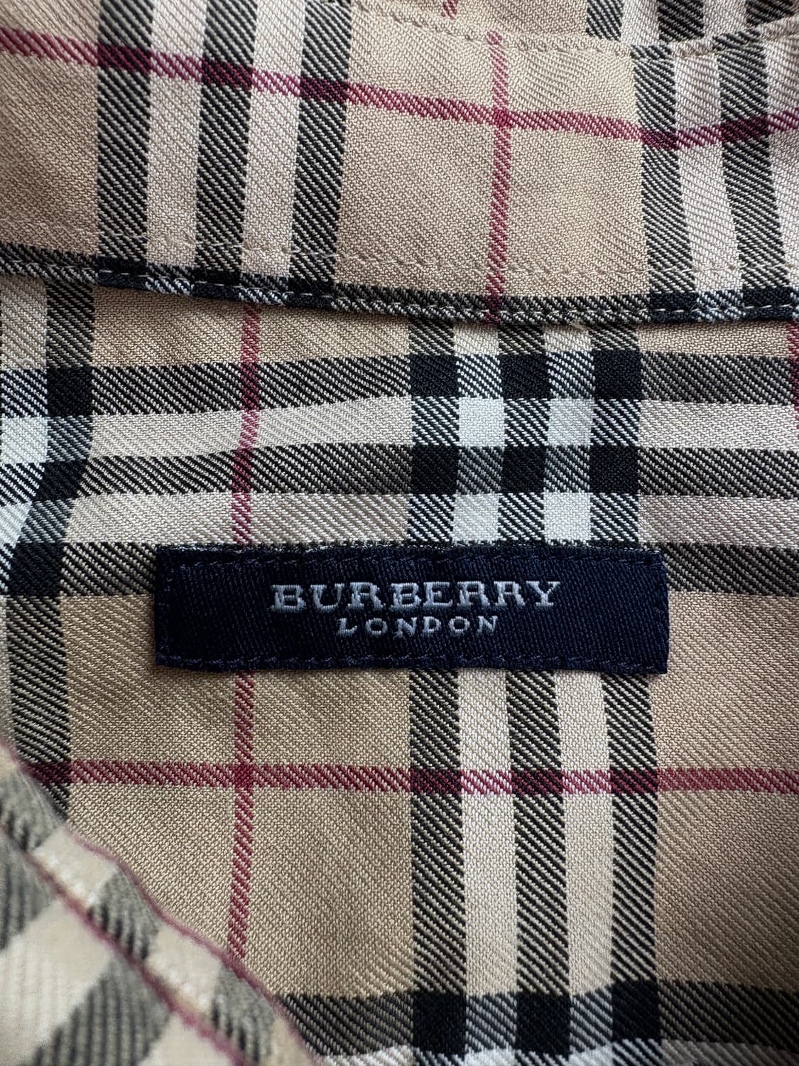 버버리 아카이브 노바체크 반팔 셔츠 3138 상품이미지3