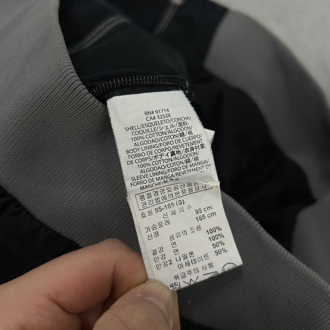 A|X 아르마니 익스체인지 블랙 봄버 자켓 s 상품이미지3