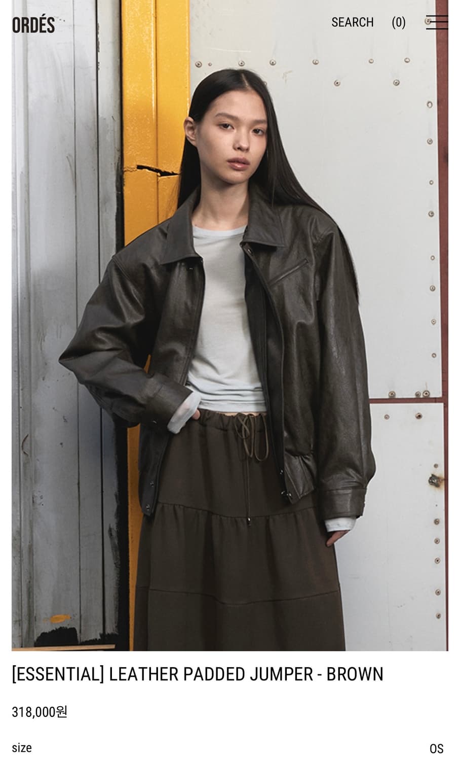 오데스 레더패디드 점퍼 상품이미지3