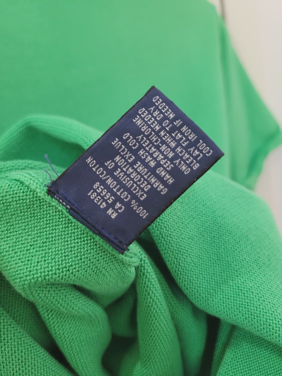 랄프로렌 코튼 니트 카라 원피스 S사이즈 상품이미지6