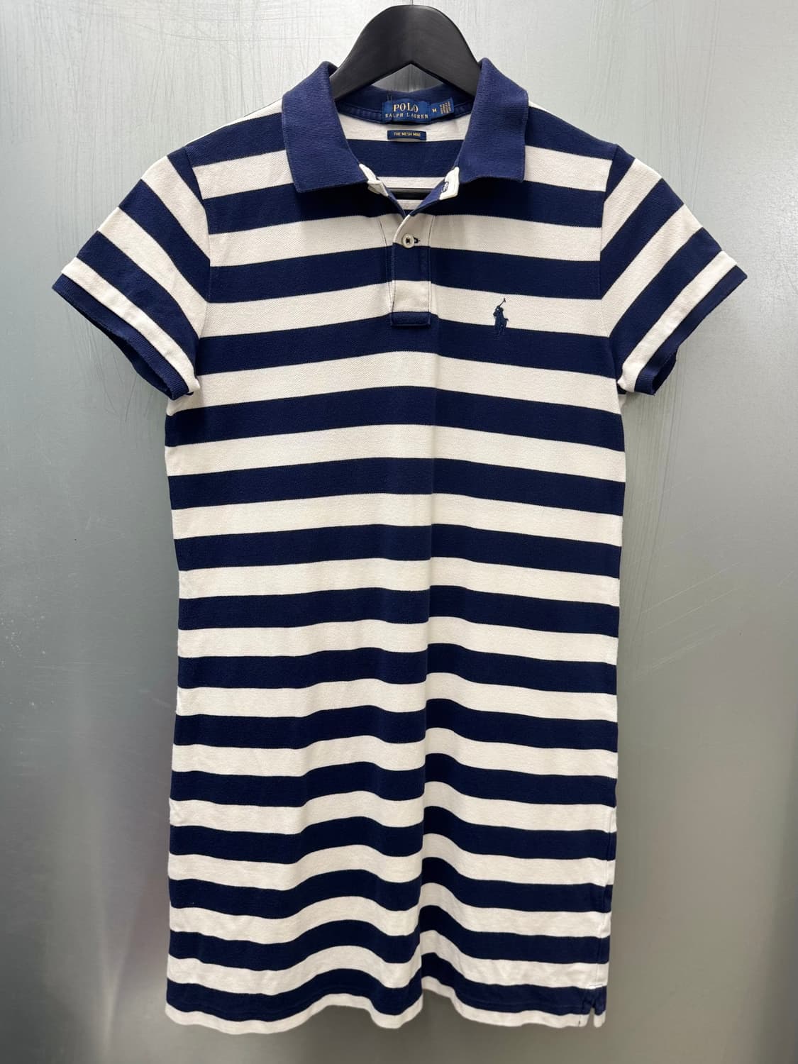 Polo 폴로 랄프로렌 스트라이프 PK 반소매 카라 원피스 상품이미지1