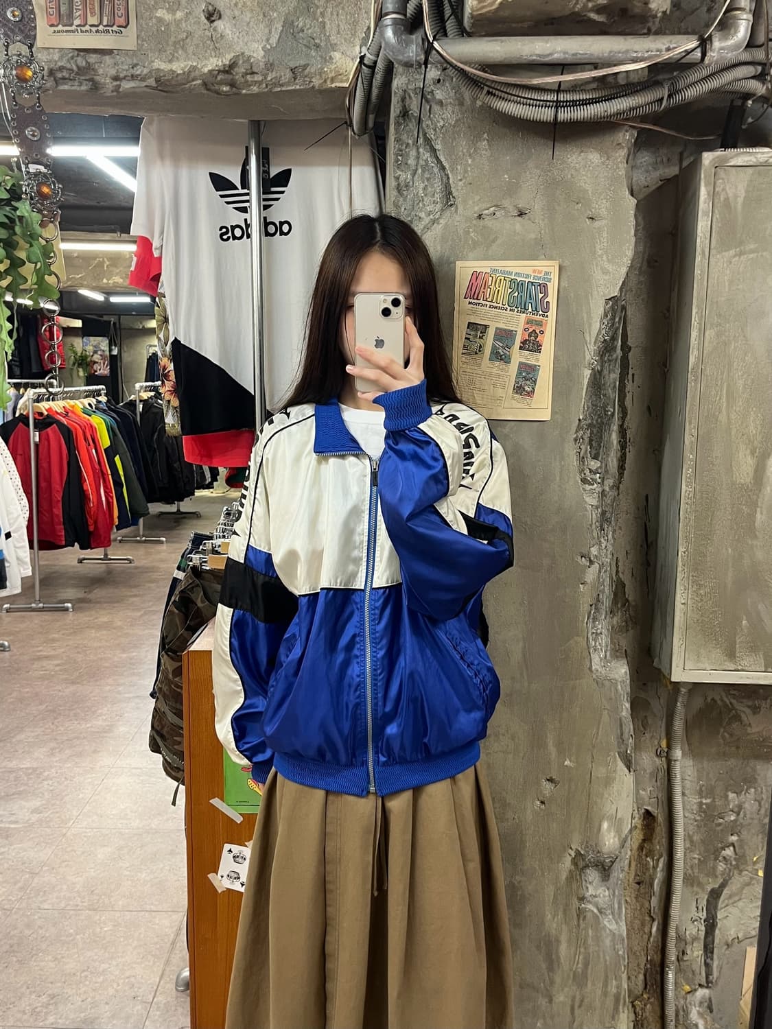 90s 미즈노 런버드 재팬 집업 져지 블루  #csz1600 상품이미지2