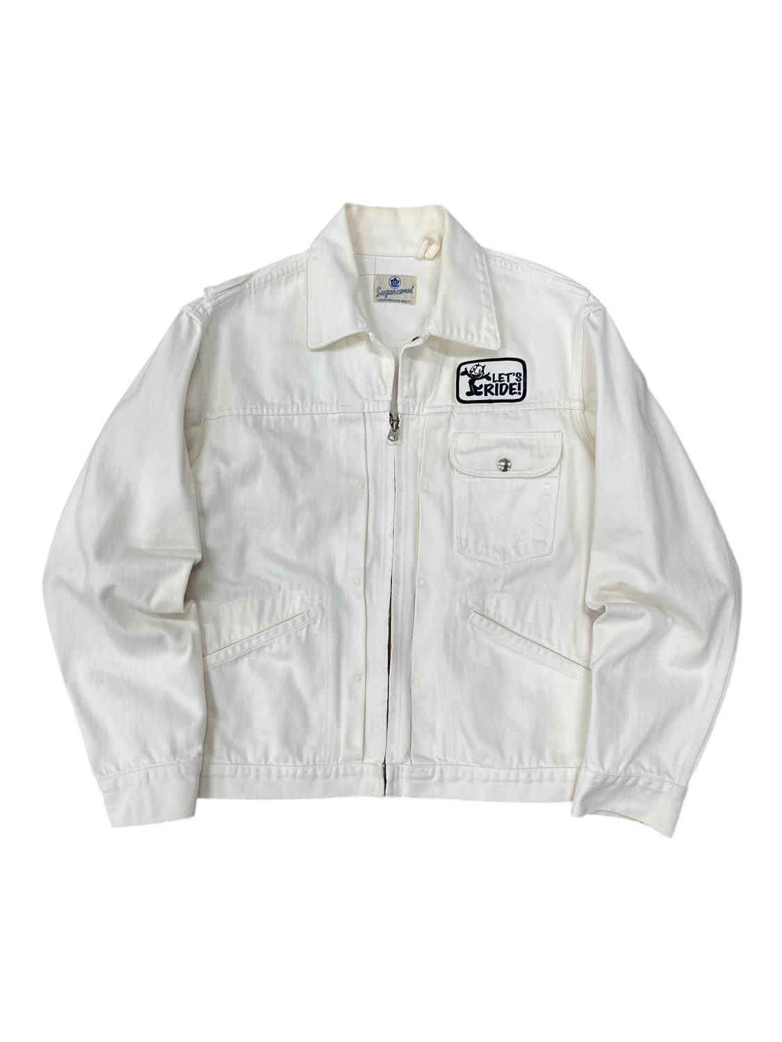 슈가케인 화이트 데님 자켓 상품이미지1