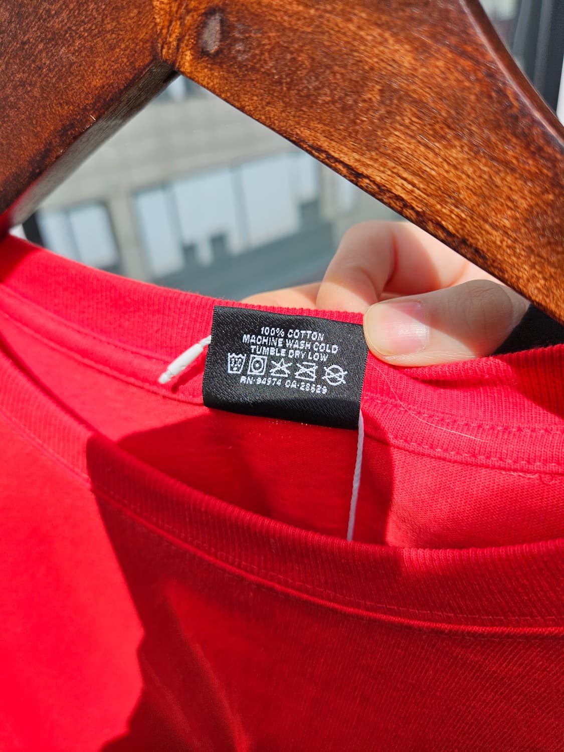 스투시 롱슬리브 레드 상품이미지6