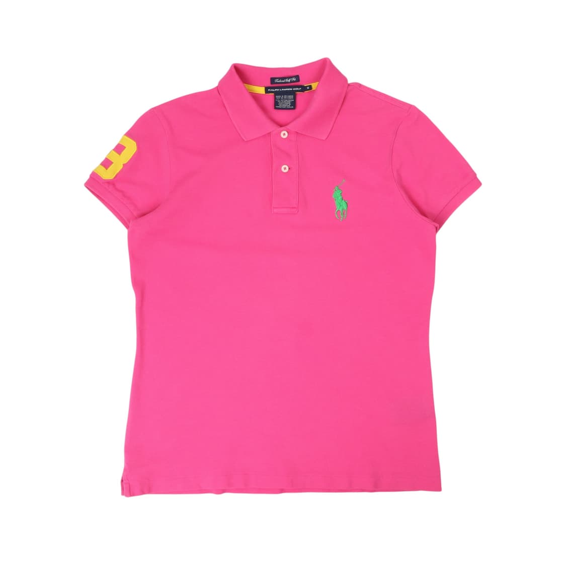 폴로 랄프로렌 핑크 그린 빅포니 pk 티셔츠 상품이미지1