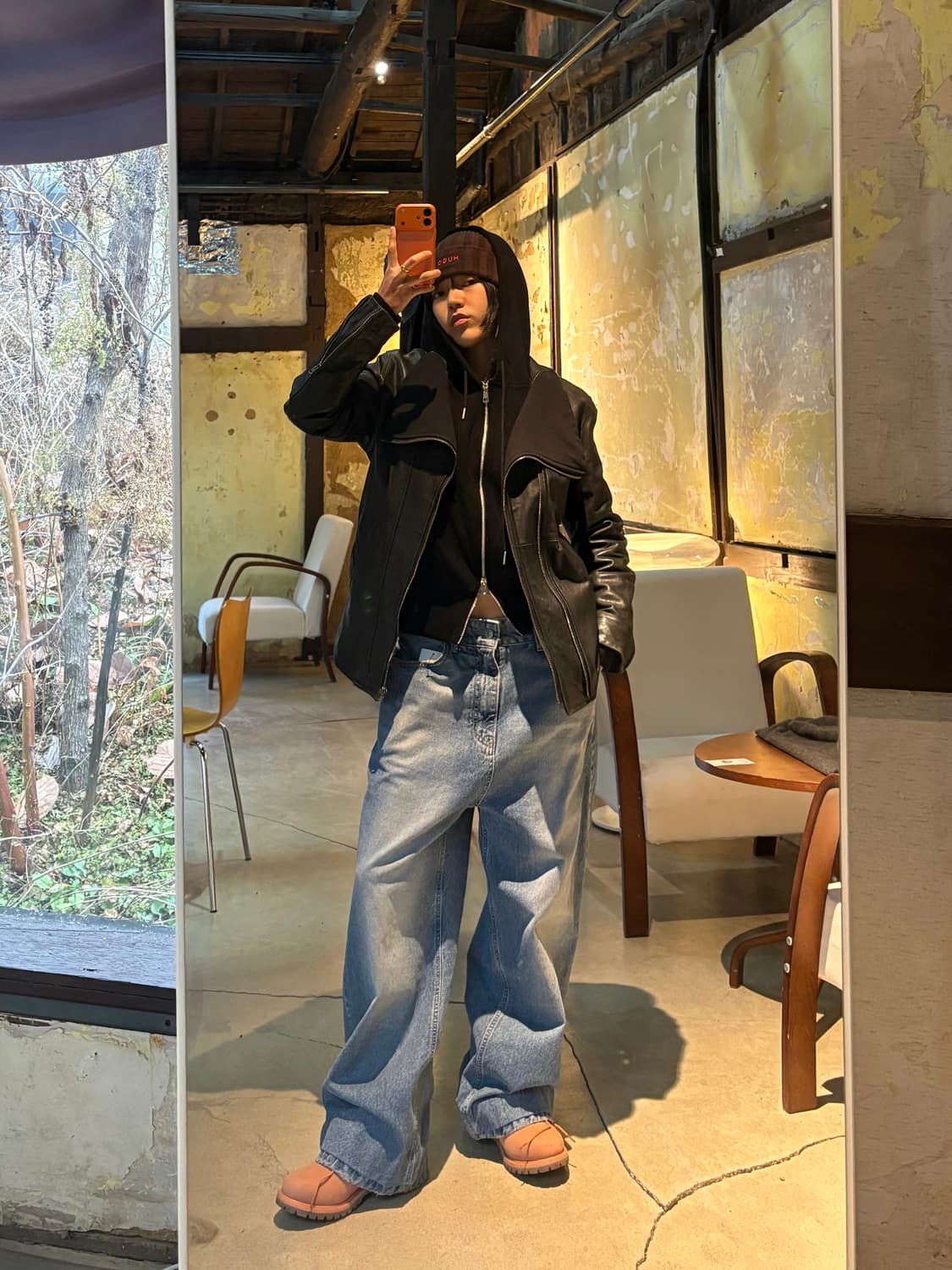 Instantfunk 일자 와이드 데님 팬츠  상품이미지2