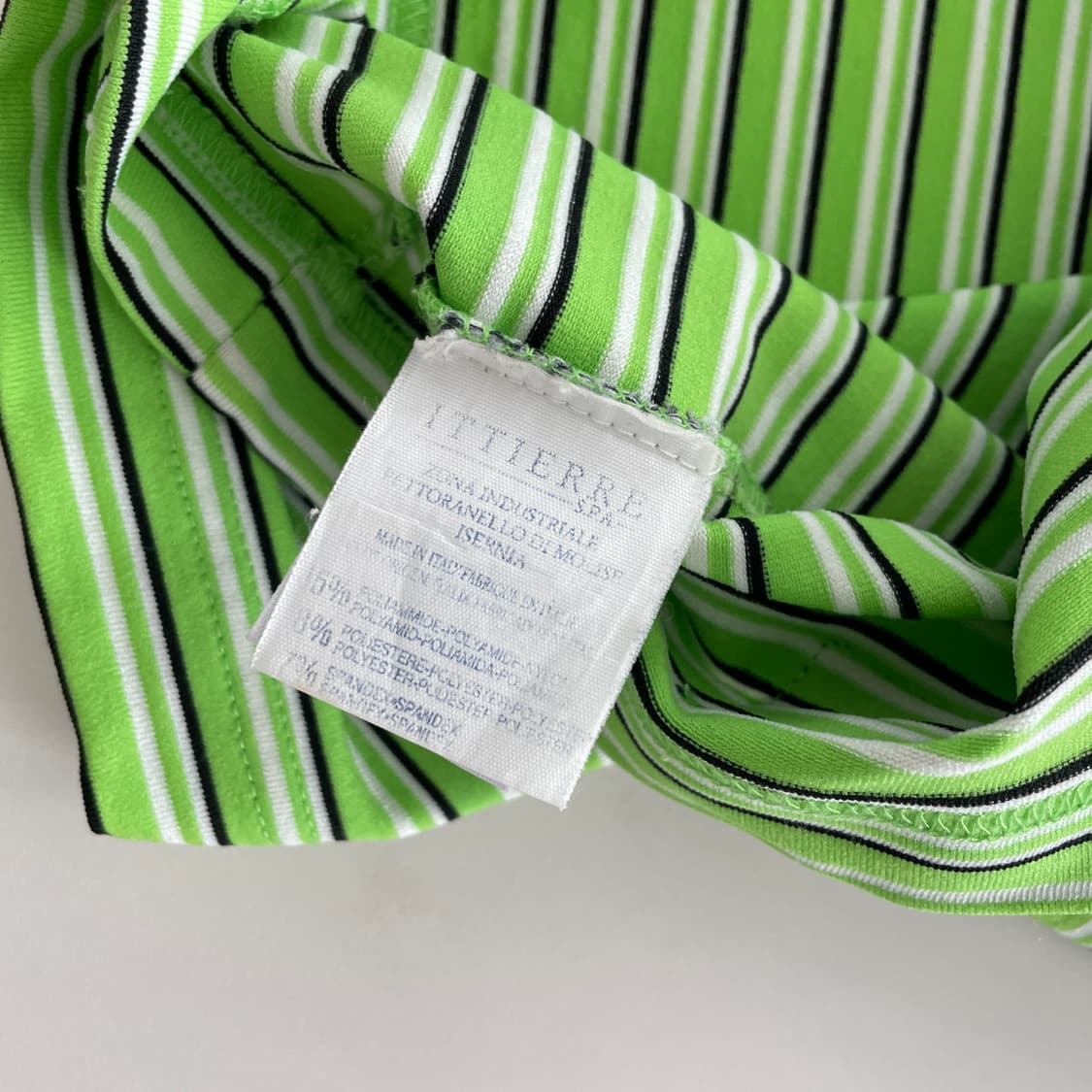 베르사체 진스 스트라이프 카라 긴팔티 상품이미지6