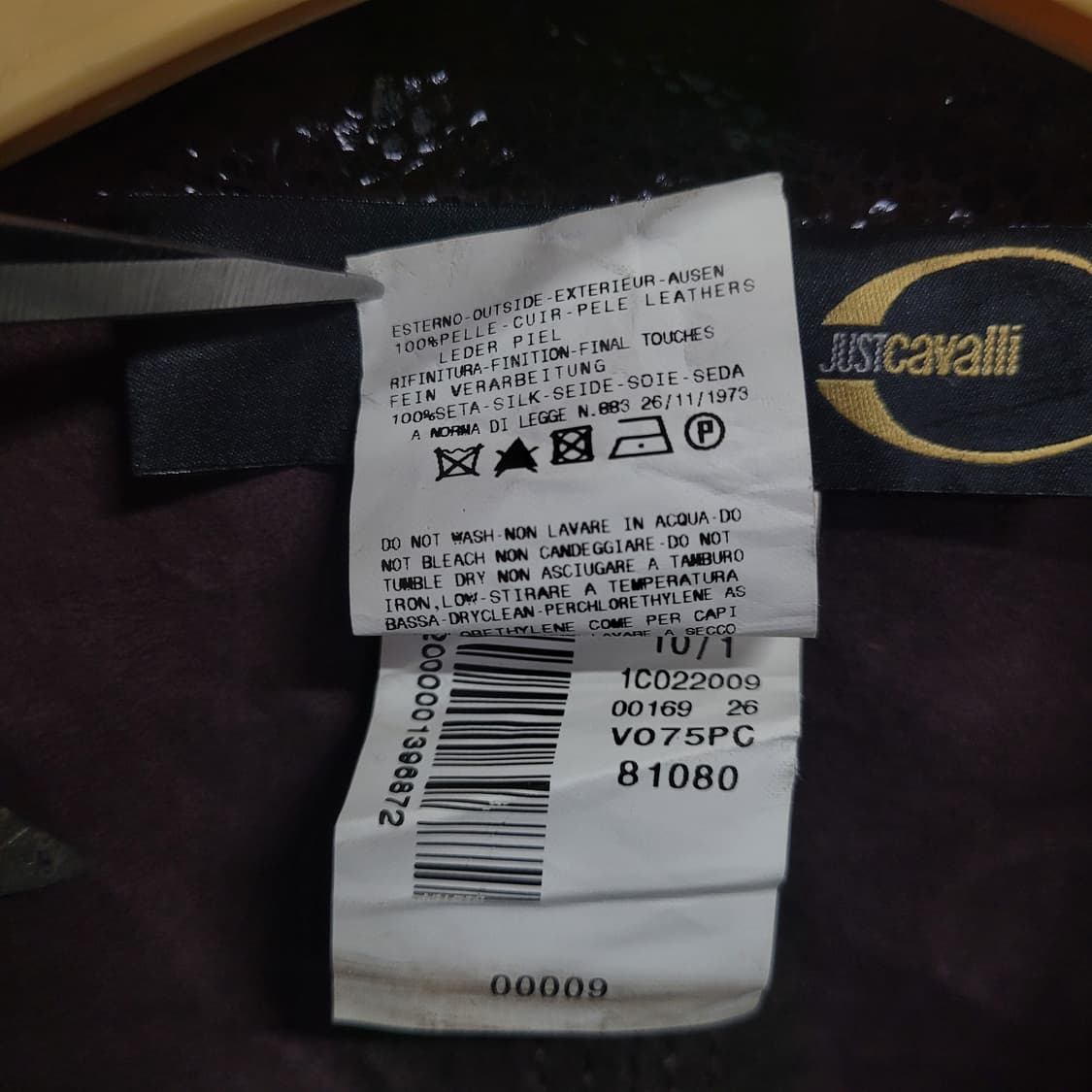 JUST CAVALLI 저스트 까발리 빈티지 가죽 스웨이드  상품이미지5