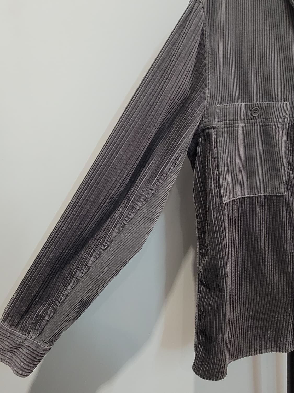 COS 코스 그레이 코듀로이 셔츠 남성 S사이즈 상품이미지3