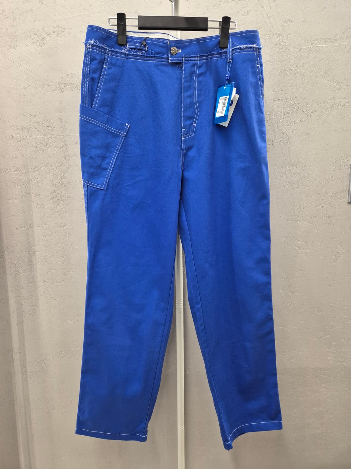 ADERERROR 블루 코튼 팬츠 A4 상품이미지2