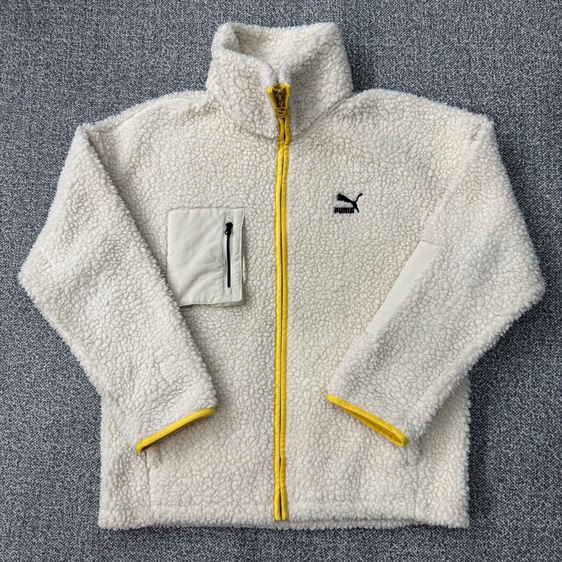 퓨마 캐주얼 쉐르파 양털 뽀글이 후리스 자켓 상품이미지1