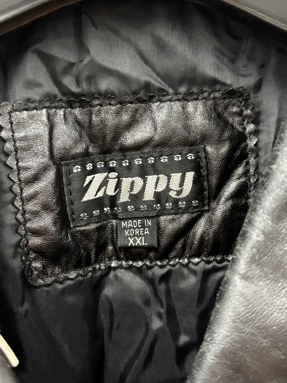 Zippit 블랙 양가죽 자켓 남성용 2XL 상품이미지4