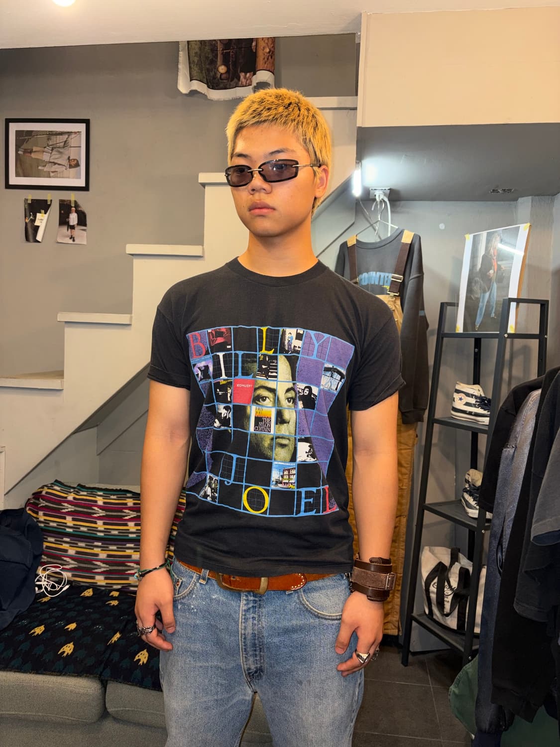 89-90 Billy Joel Storm Front tour T-sh 상품이미지9