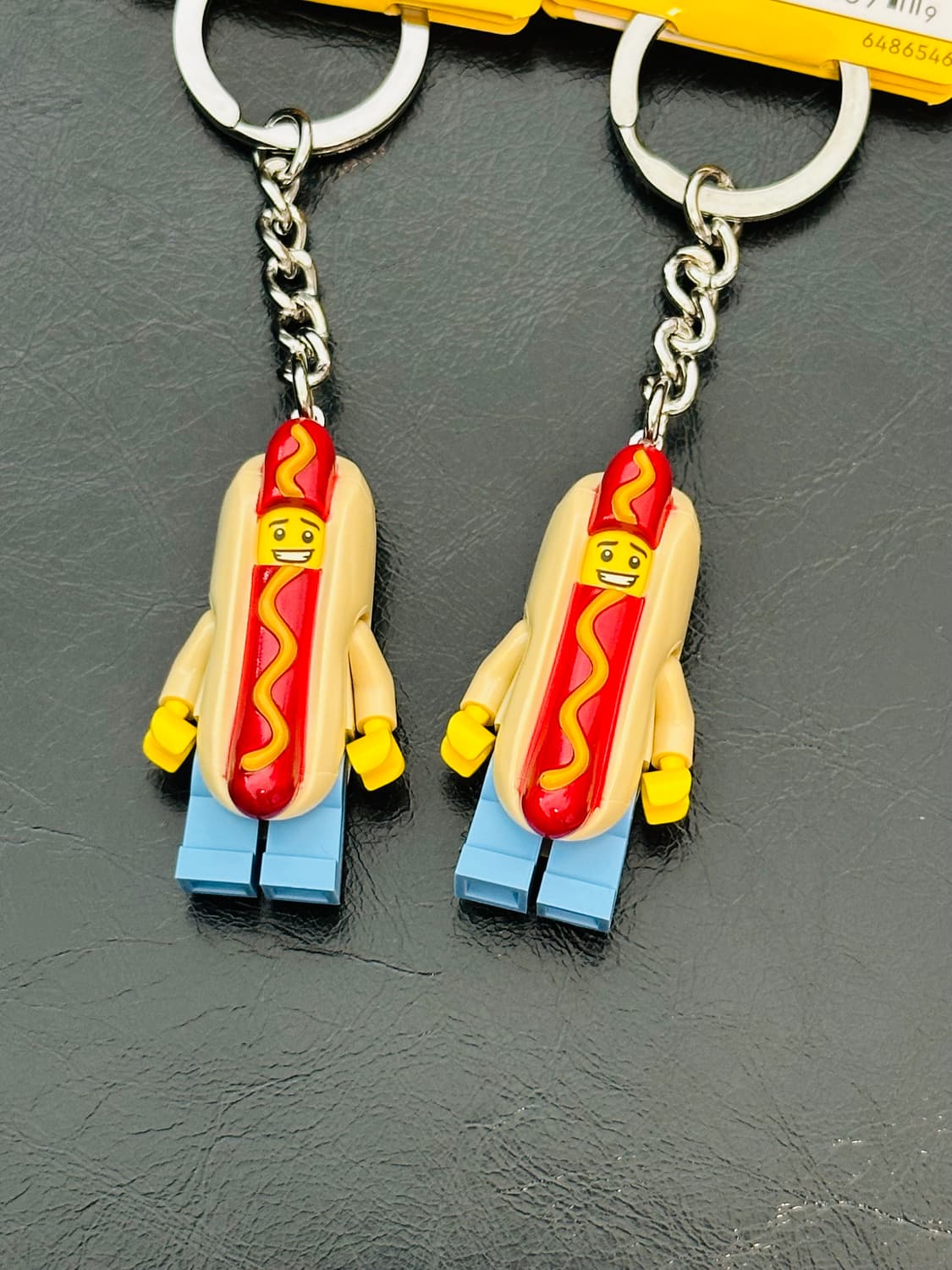 레고 기어 핫도그맨 미니피규어 열쇠고리 키링 상품이미지1