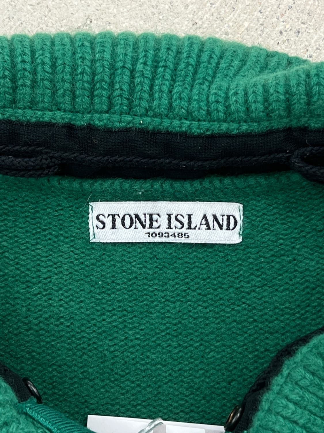 스톤아일랜드 00s 와펜 디테처블 니트 후드 집업 상품이미지8