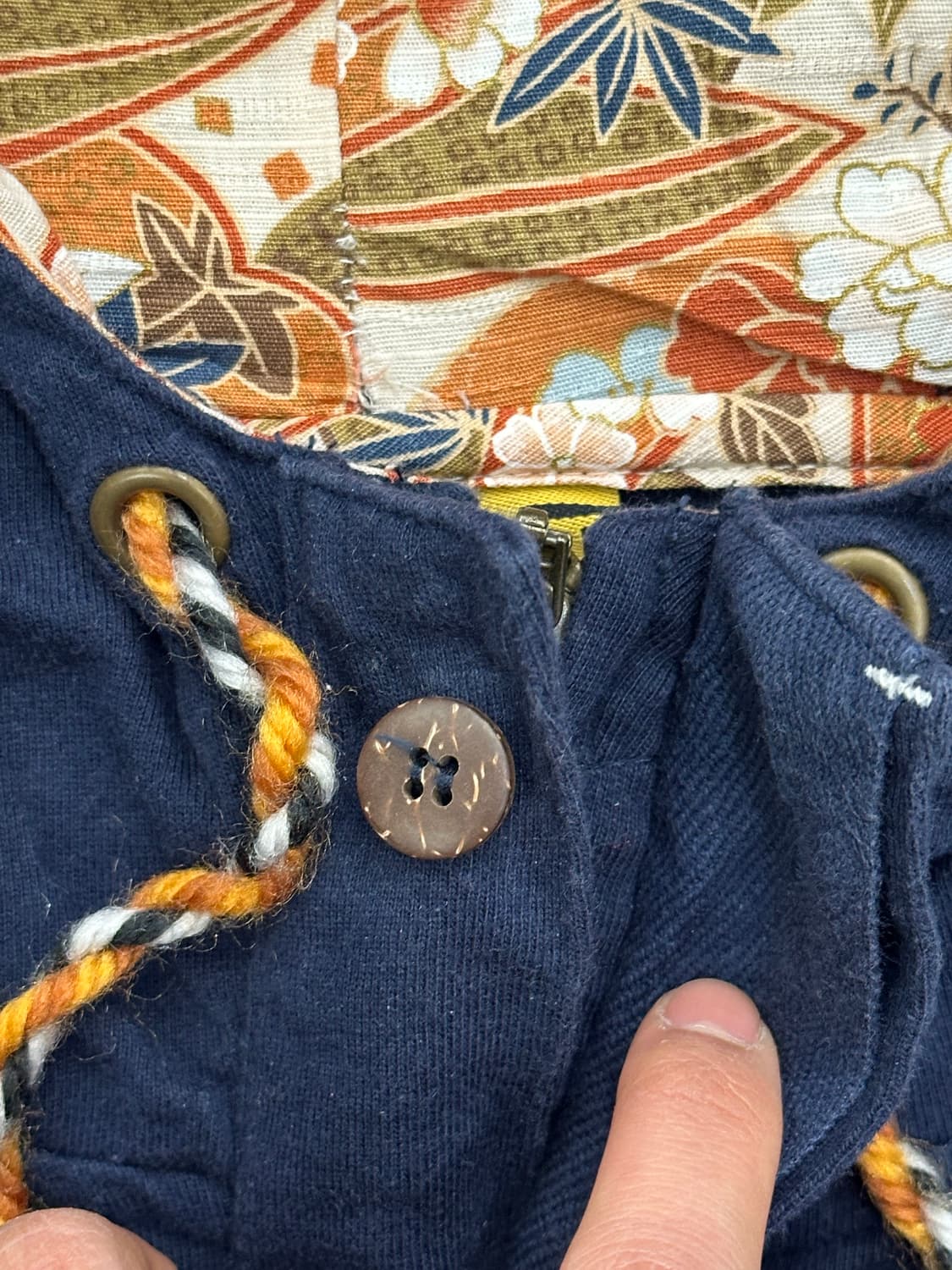 L)Japanese vintage 네이비 후디 상품이미지3