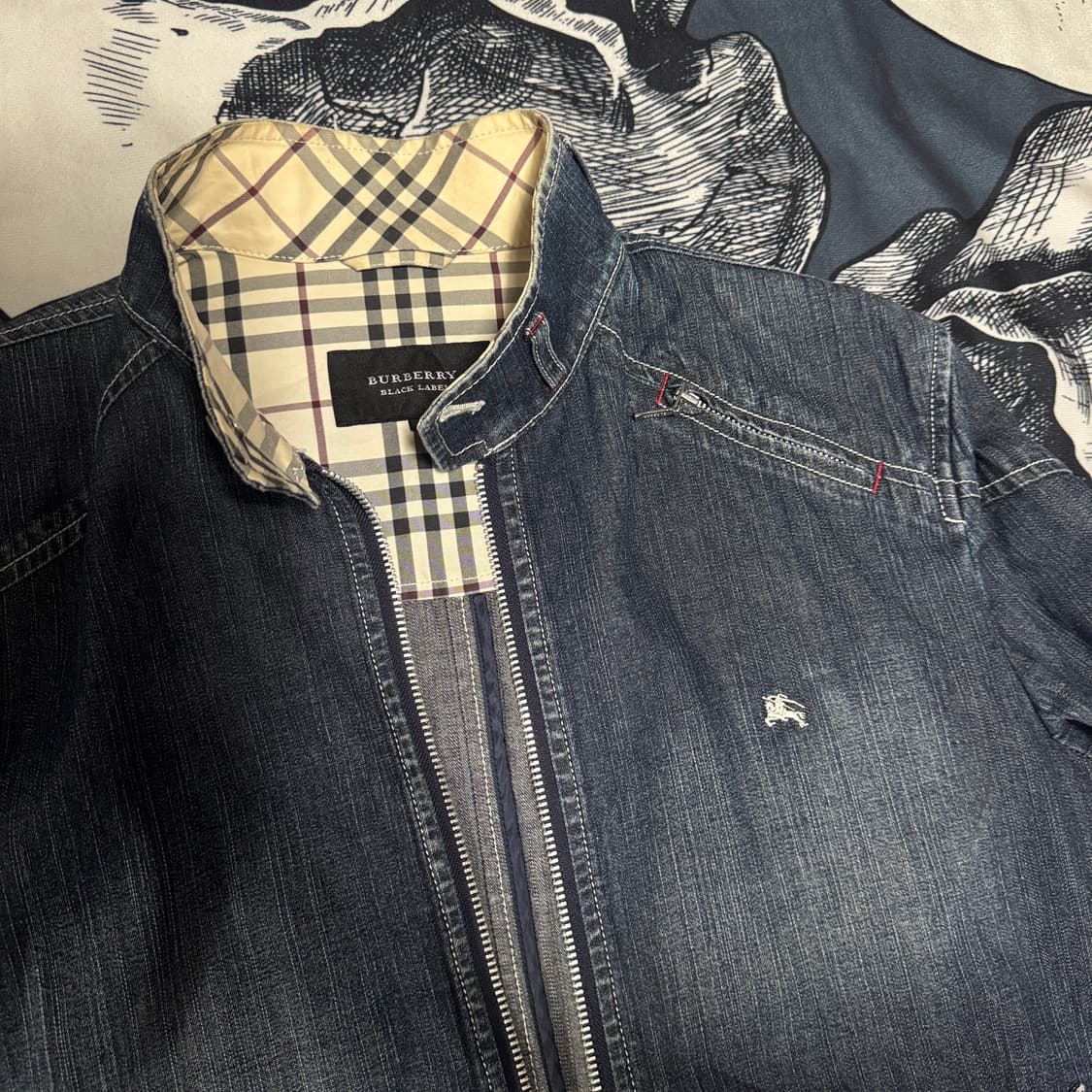 버버리 데님자켓 M사이즈  상품이미지4