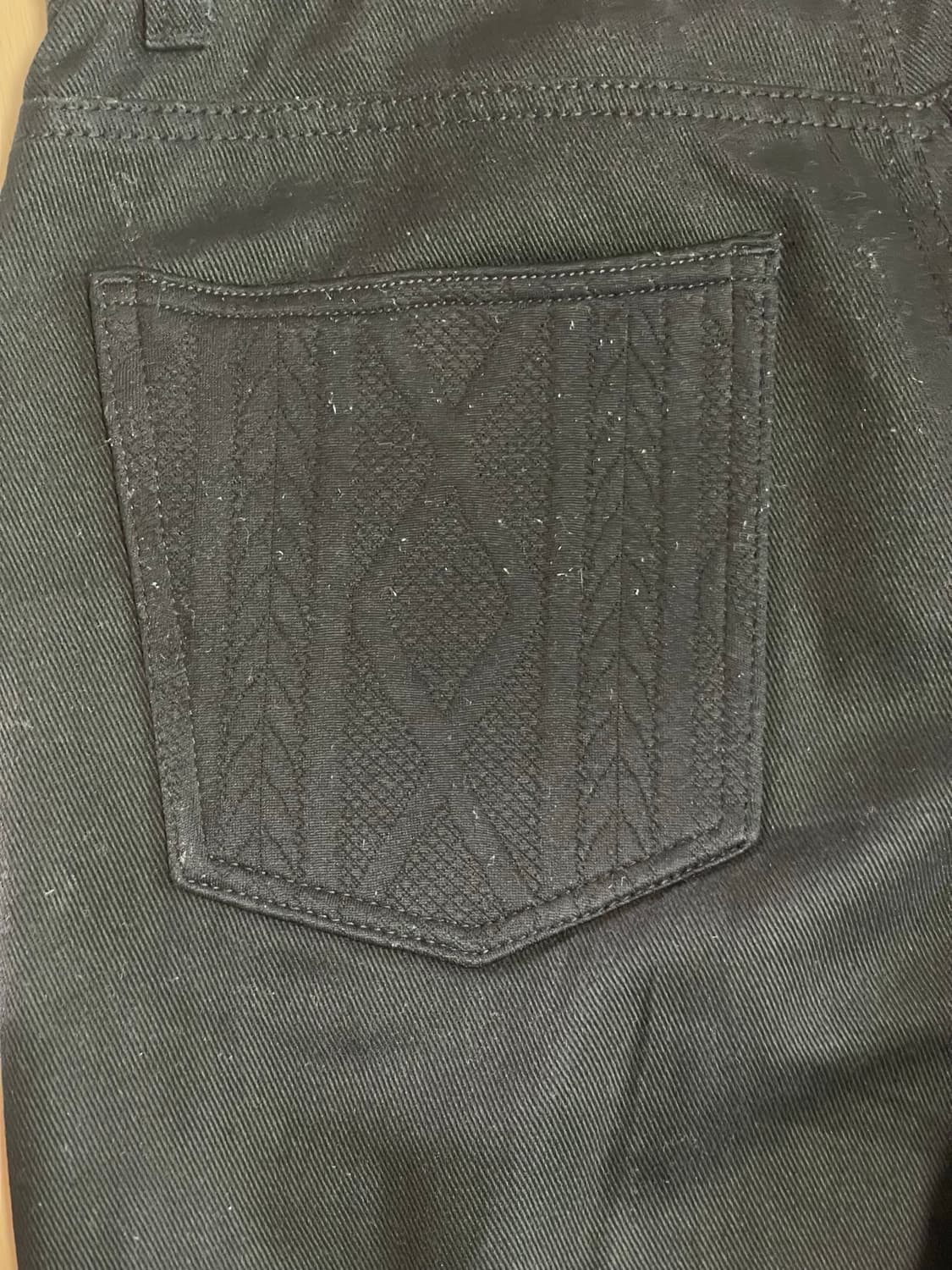 메종미네드 니트 팬츠 MIXED KNIT WIDE PANTS BLACK 상품이미지3