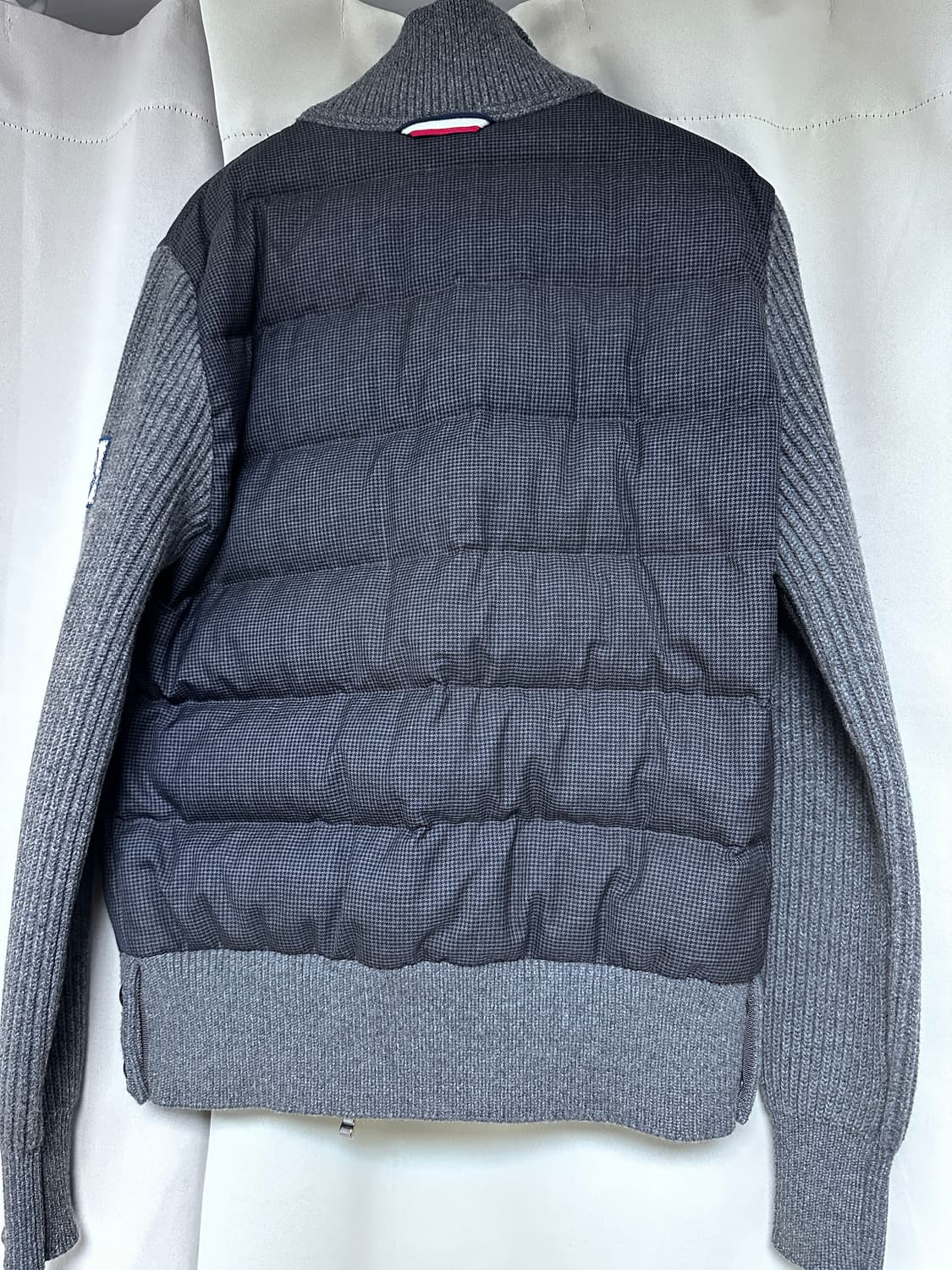 몽클레어 감마블루 울 캐시미어 집업 니트패딩 S 90-95 그레이 톰브라 상품이미지7