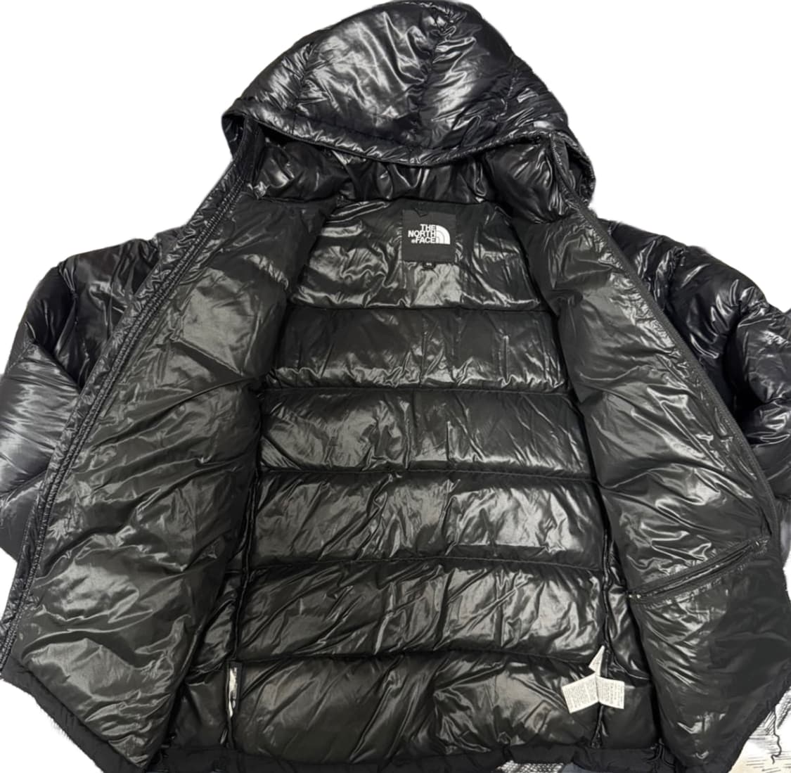 노스페이스 유광 경량패딩 XL 상품이미지4