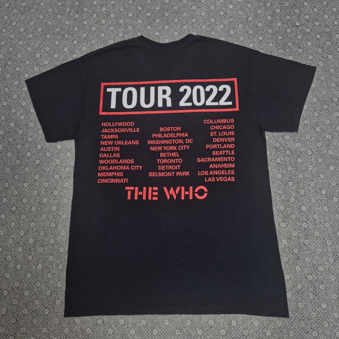 [M] THE WHO 2022 투어 오피셜 머천 -
A162 상품이미지3