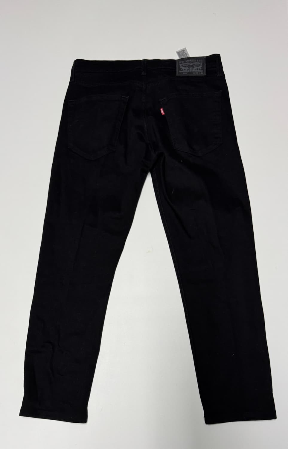 리바이스 502 미니멀 블랙 데님팬츠 33.8인치 상품이미지2