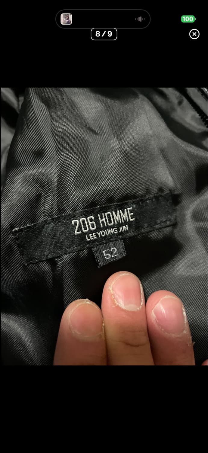 [52] 206 HOMME 웨스턴 무드 쉽스킨 양가죽 레더자켓 상품이미지8