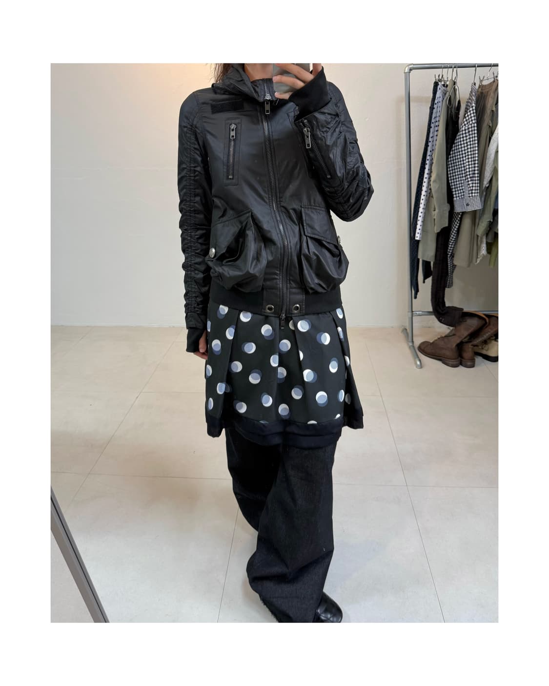 빈티지 셔링 자켓 상품이미지1