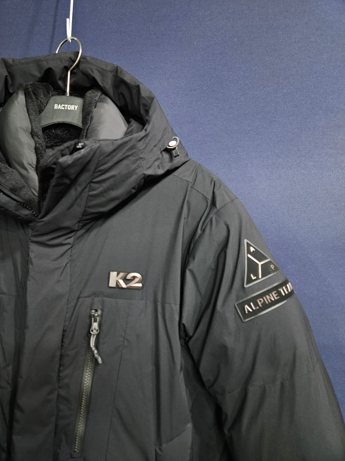 케이투 코볼트 베르시나 블랙 남성 100 구스다운 대장급 롱패딩  상품이미지4