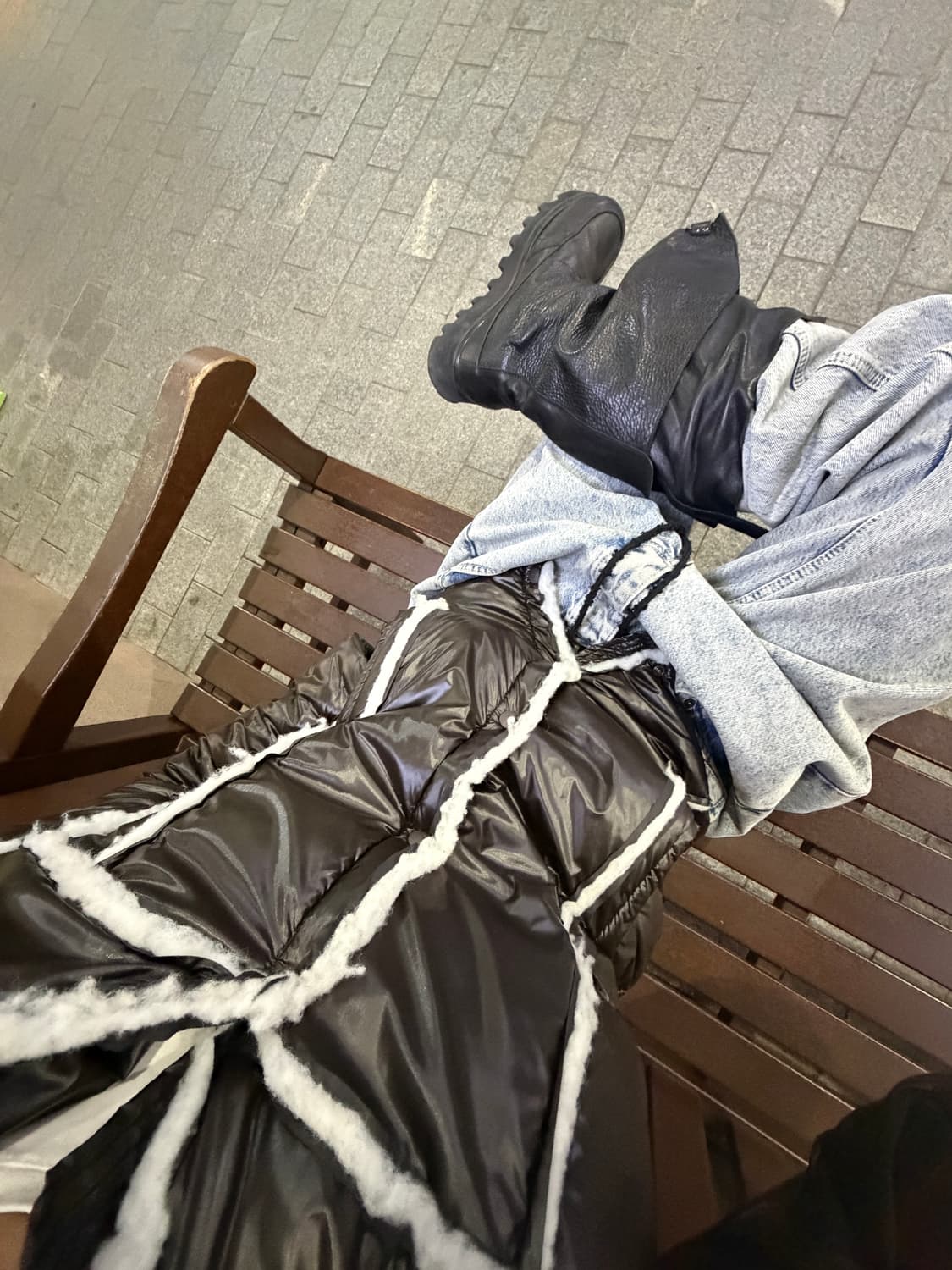 메종 마르지엘라 아카이브 시어링 패딩 상품이미지1