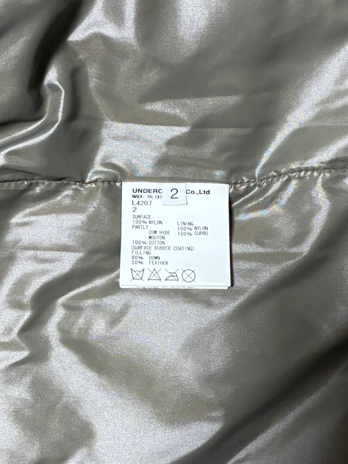 [2] 언더커버 13AW 레더암 도킹 패딩 상품이미지4