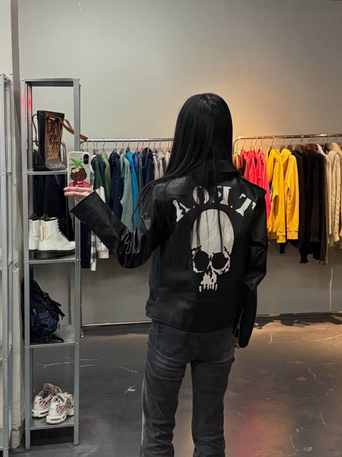 크로우즈 워스트 무장전선 가죽라이더 자켓 A3286 상품이미지2