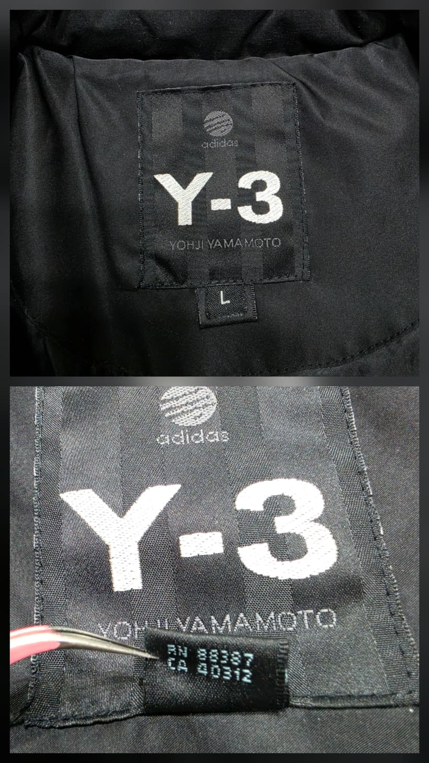 Y-3 요지야마모토 아디다스 빈티지 패디드 바이커 자켓 L 상품이미지9