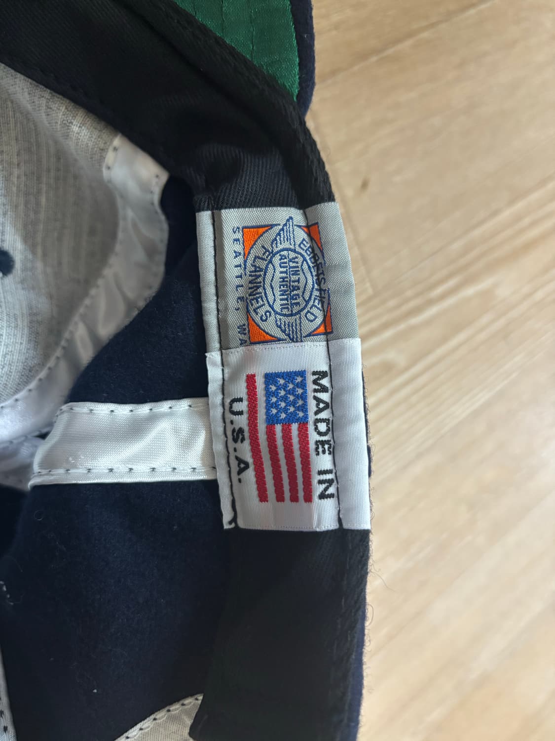 이벳필드 미국 생산 울 볼캡 네이비 상품이미지3