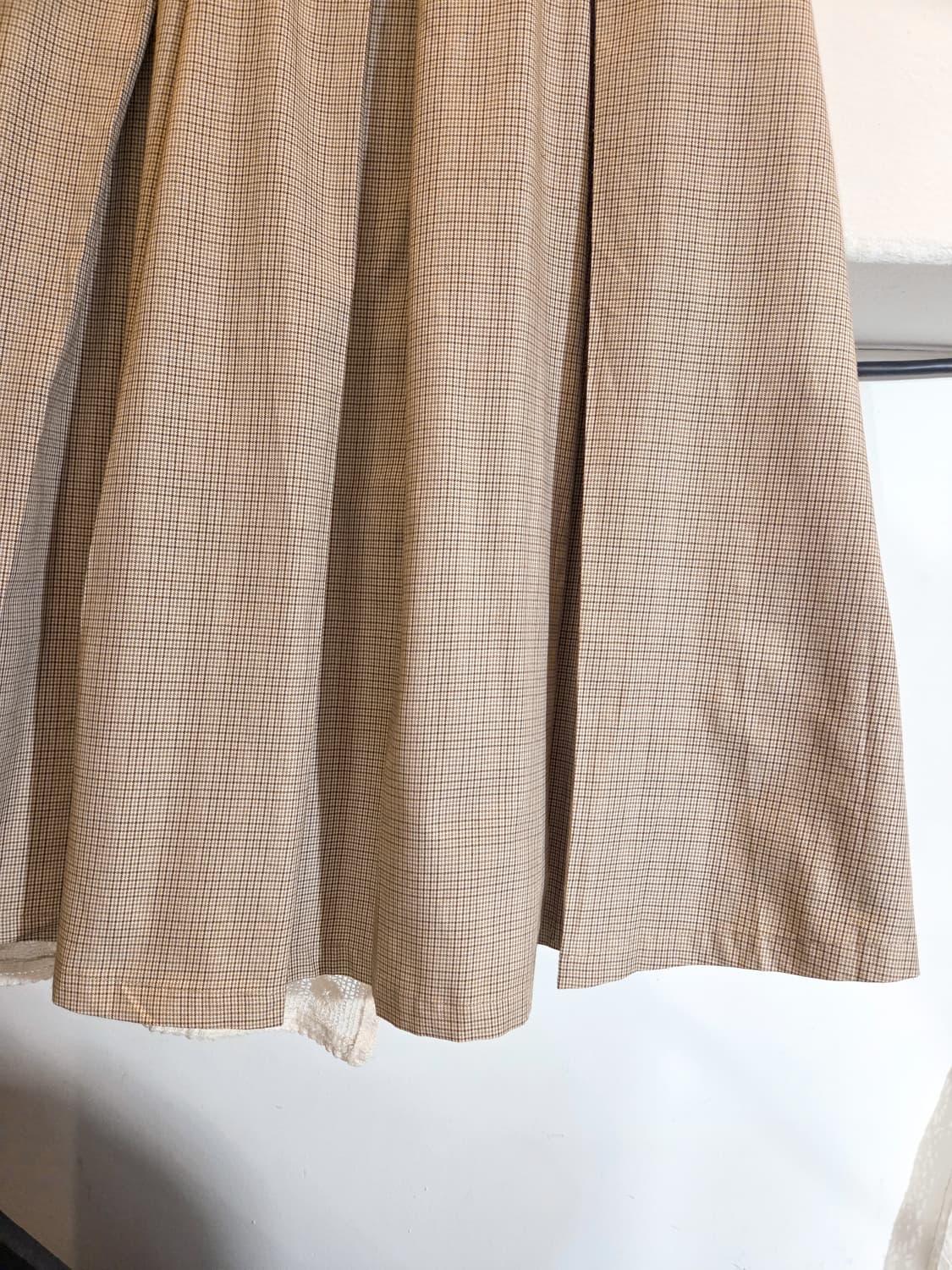 체크 롱스커트 상품이미지3