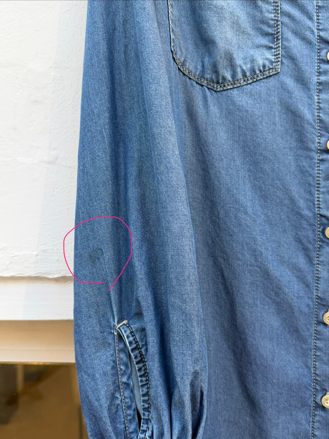 Diesel 디젤 데님 셔츠 드레스 XS 상품이미지6