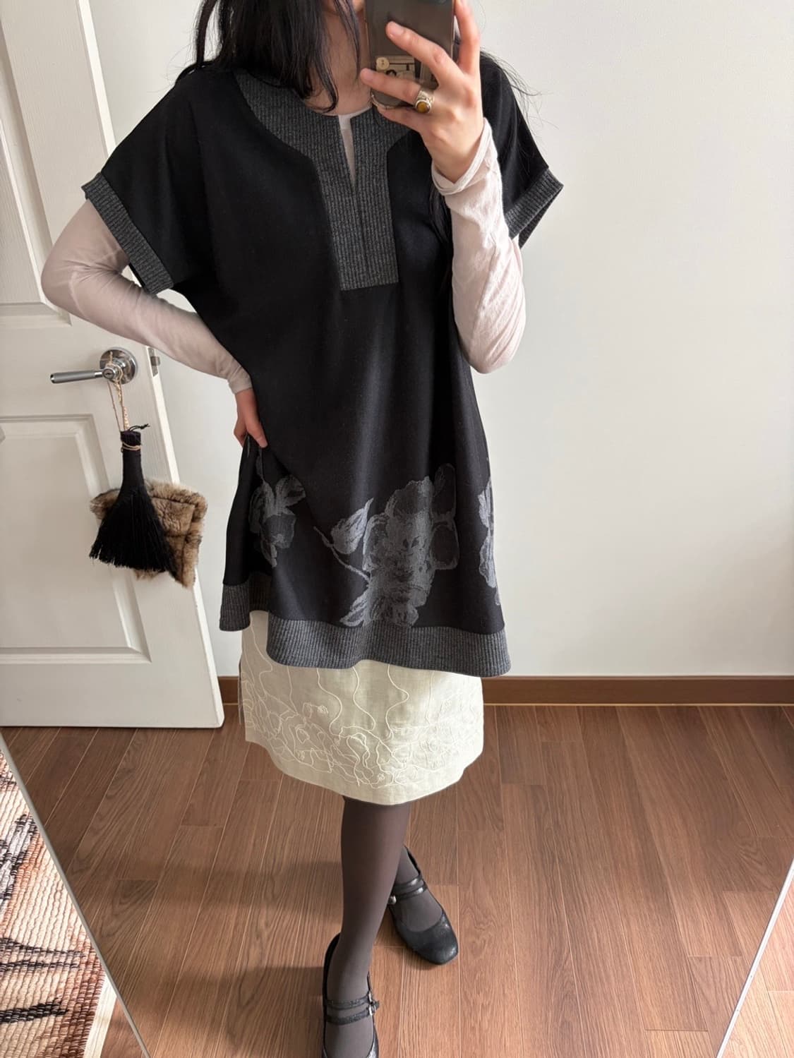 flower patterned tunic dress 상품이미지5