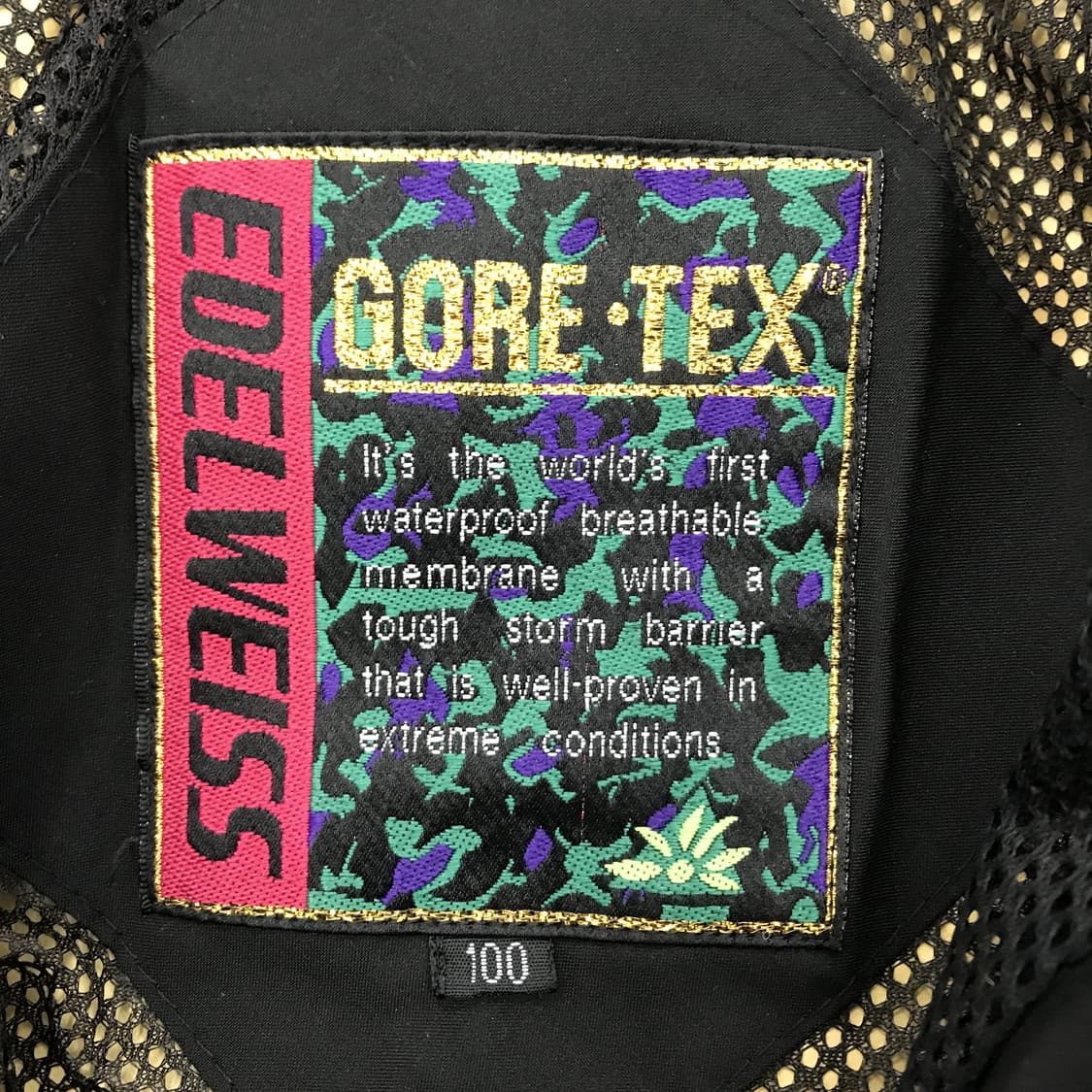 에델바이스 90s 고어텍스 바람막이자켓 [100사이즈] 상품이미지5