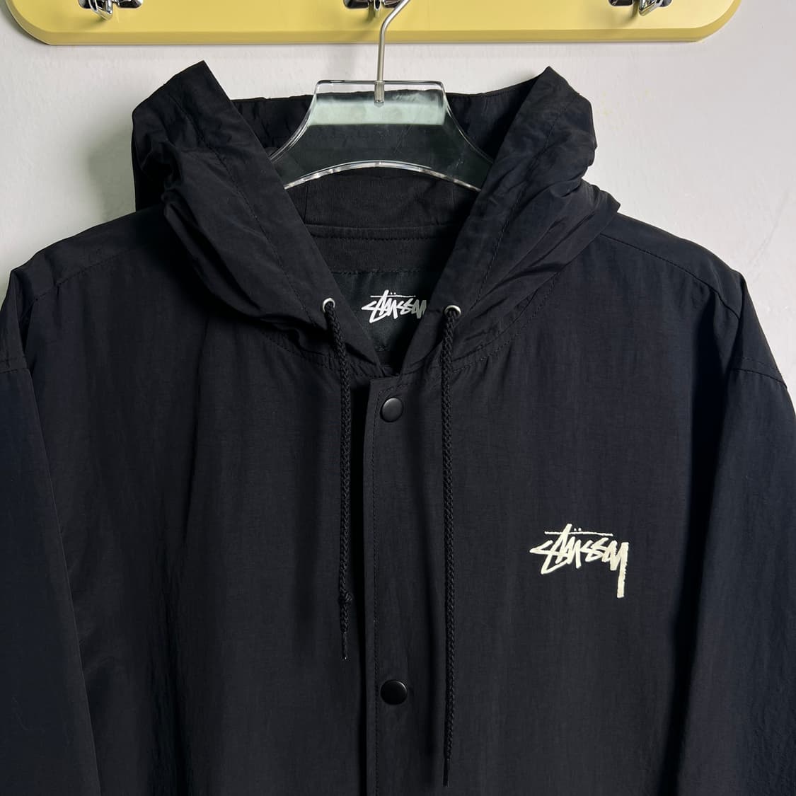 스투시 블랙 더블링크 트라이브 후드 자켓 L 상품이미지4