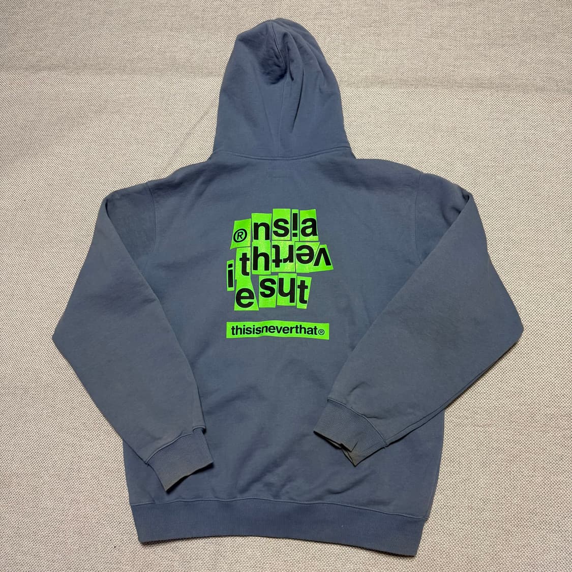 디스이즈네버댓 로고 포인트 후드집업 상품이미지5
