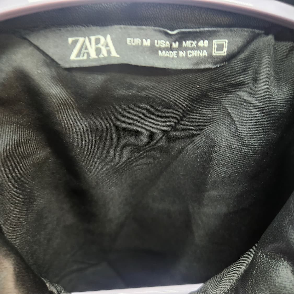 자라ZARA 인조가죽 트리거 가죽자켓 M(L) 상품이미지5