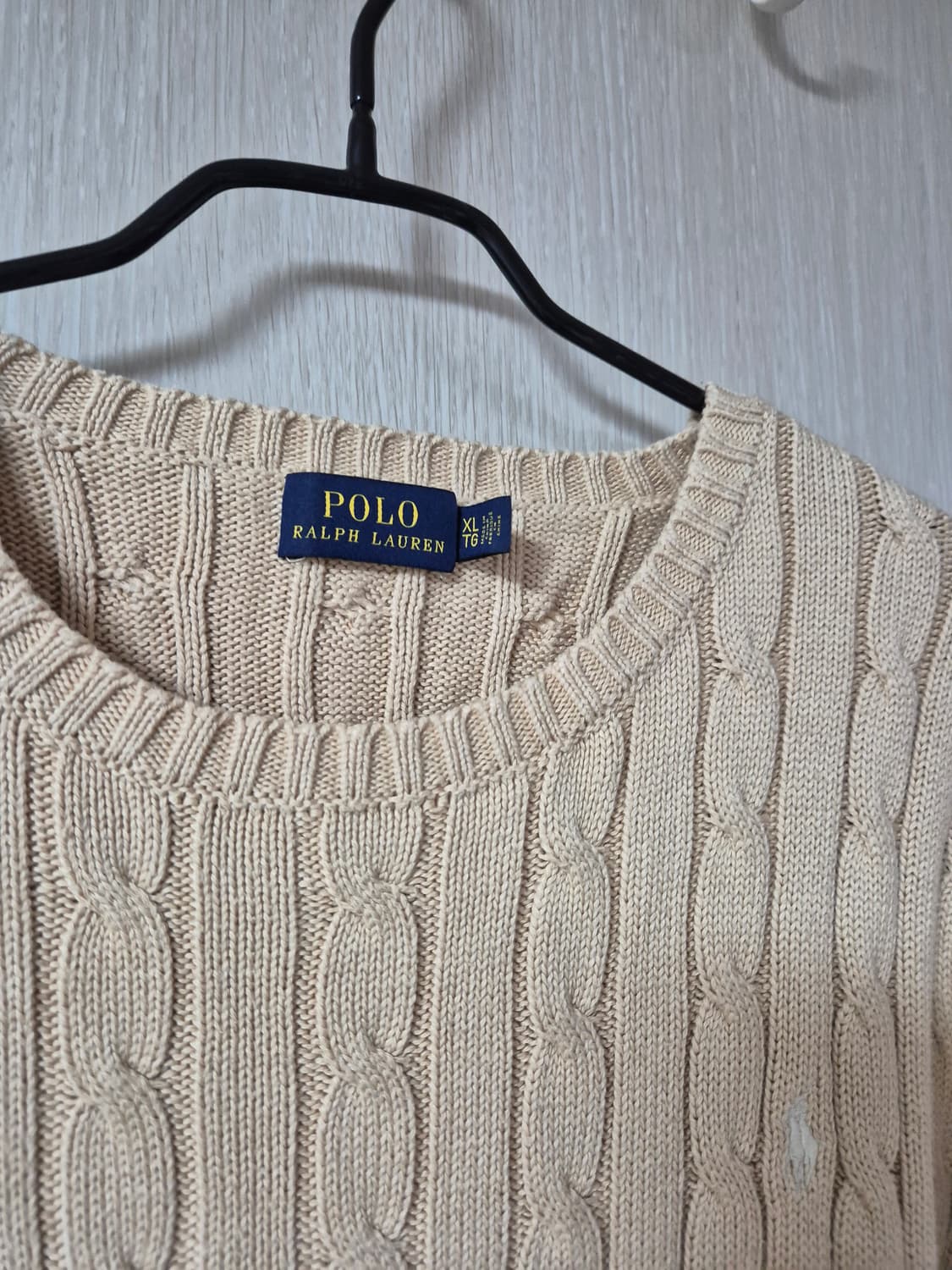 (정품) 폴로 랄프로렌 케이블 니트 꽈배기니트 여성 XL (통통66) 상품이미지3