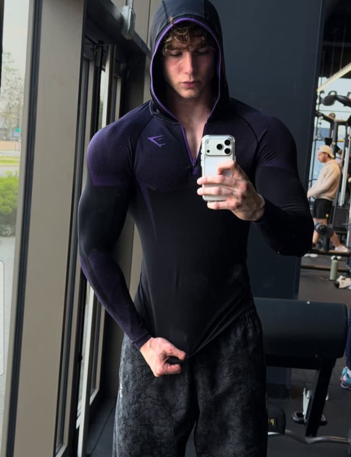 짐샤크 오닉스 V5 퍼플 후디 상품이미지1
