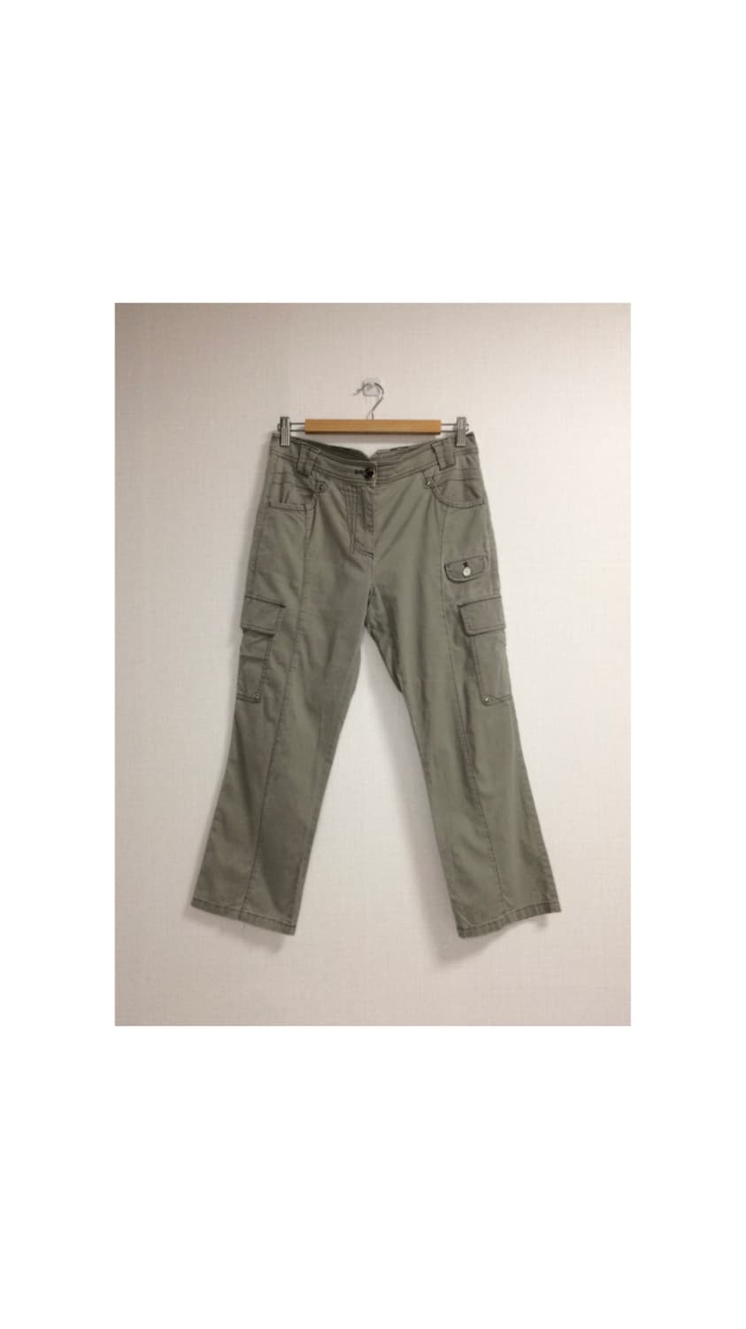 빈티지 연카키 카고 팬츠 상품이미지1