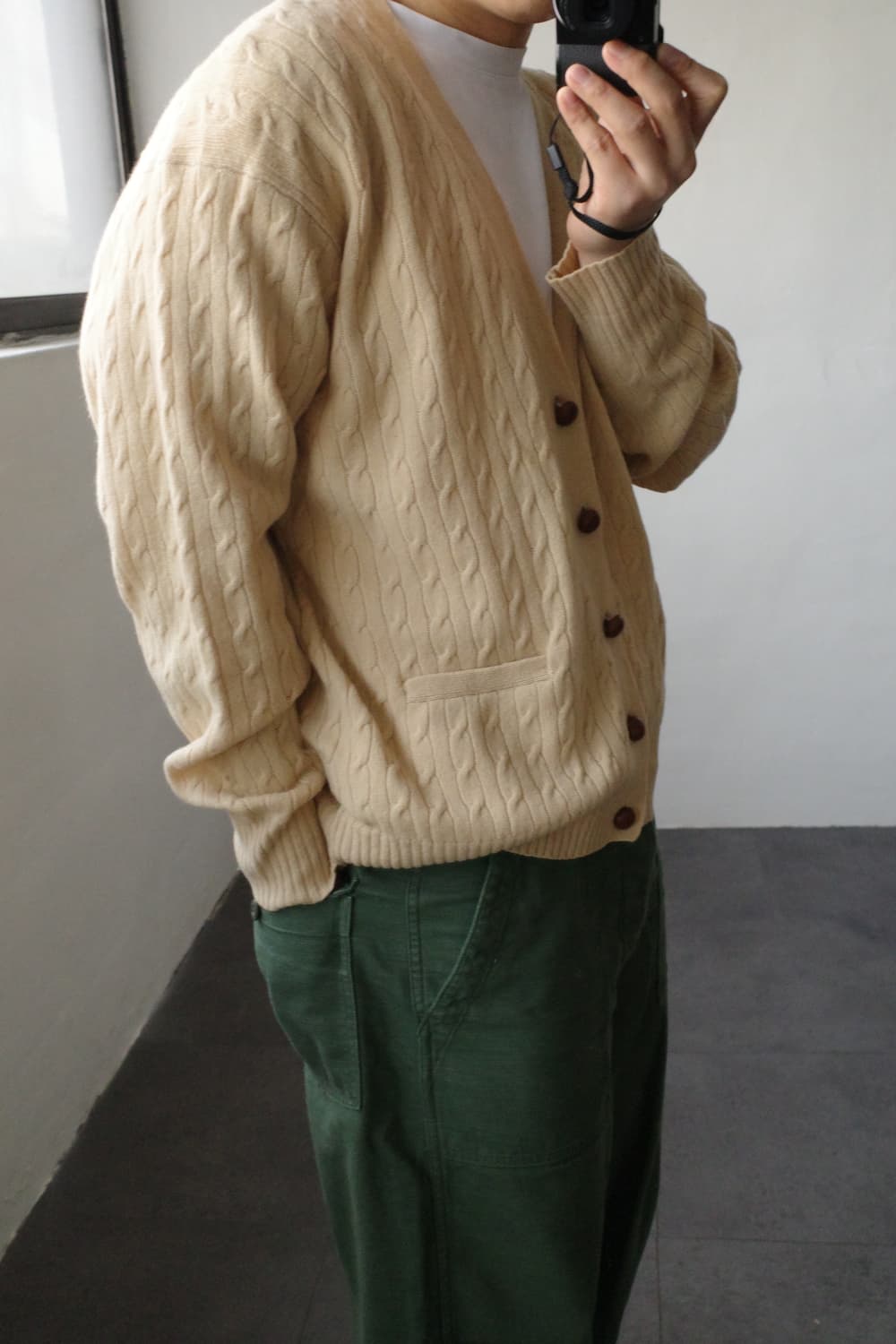 폴로 케이블 가디건 상품이미지3