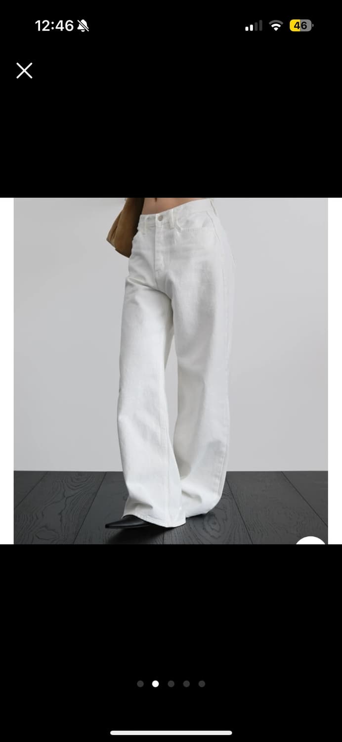 어텀 화이트 팬츠  상품이미지2